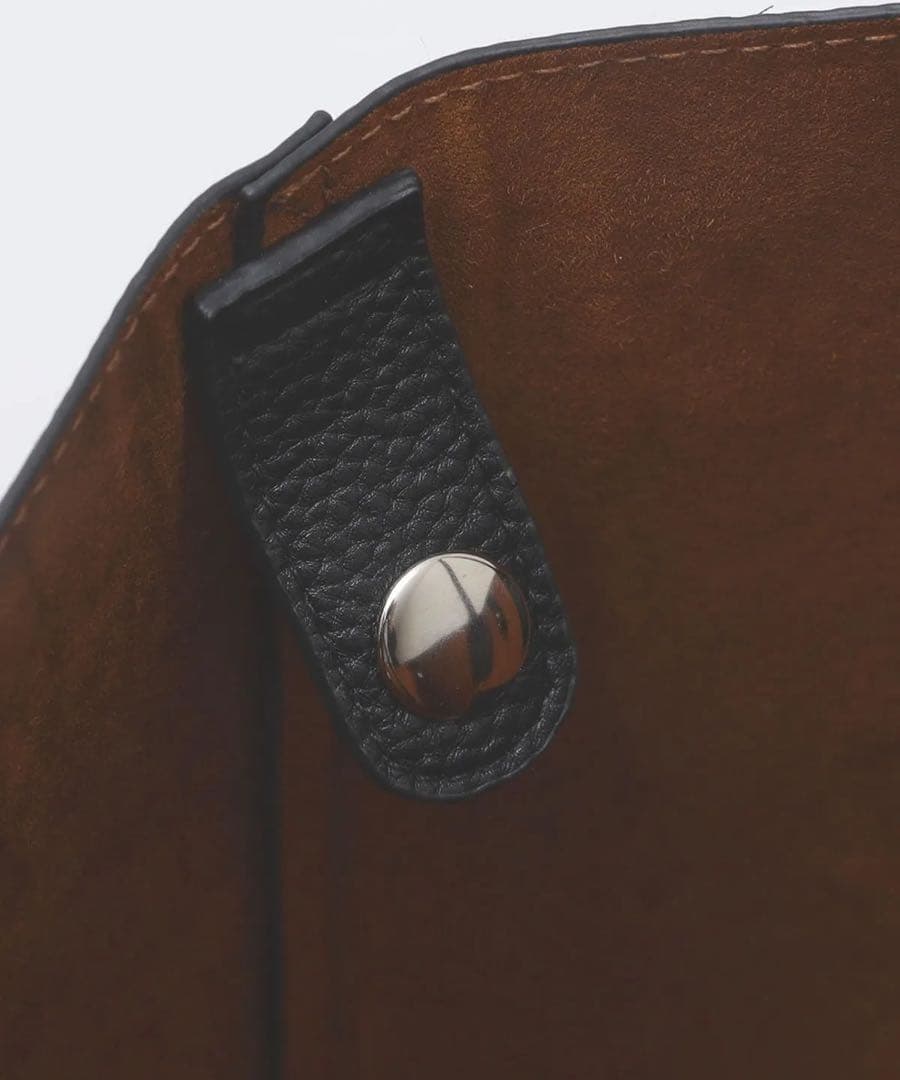 SHIPS トートバッグ 合成皮革 クラッチバッグ付 黒 ブラック 新品未使用