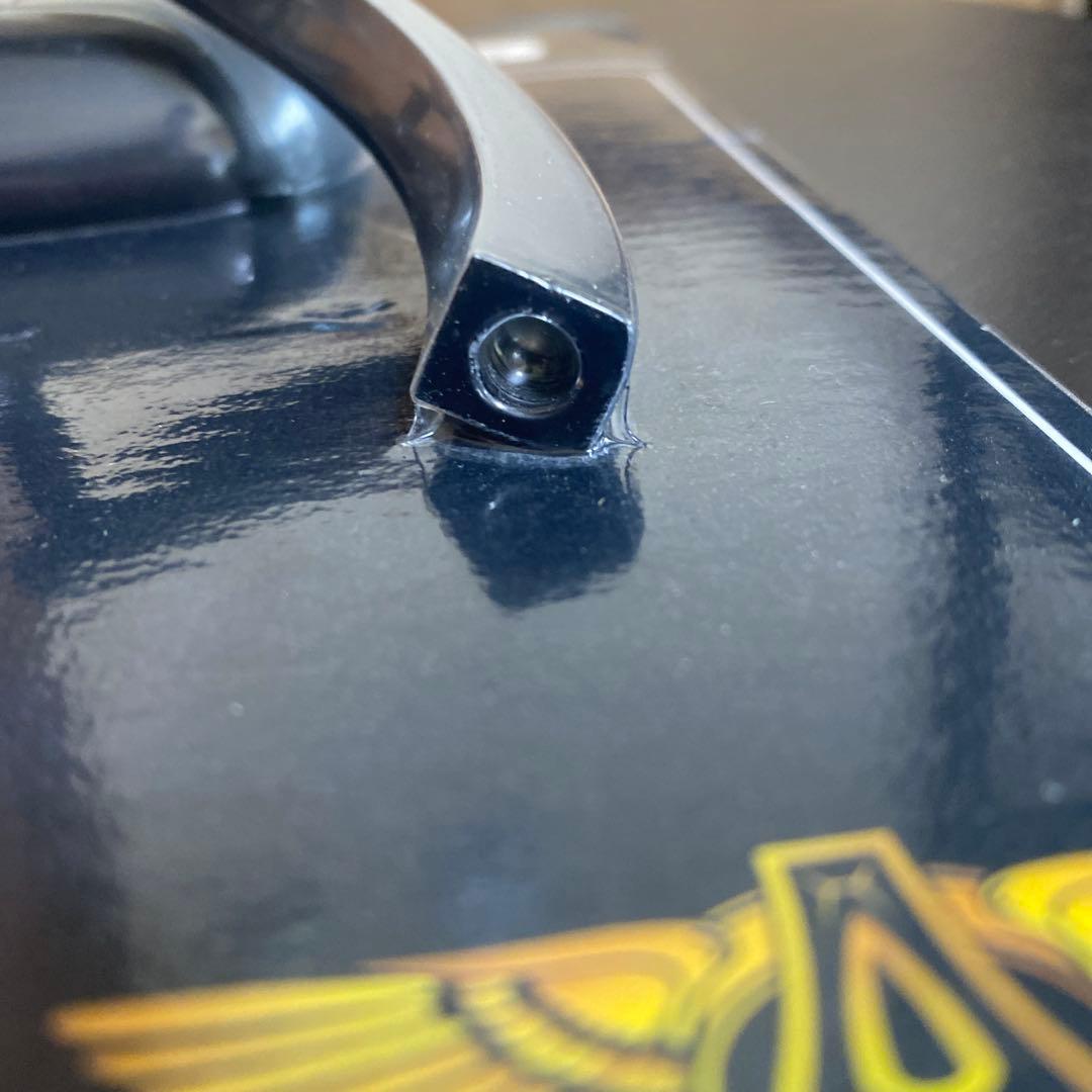 アレンネス　ミニオーバル・ミラー　ブラック　【左右セット】