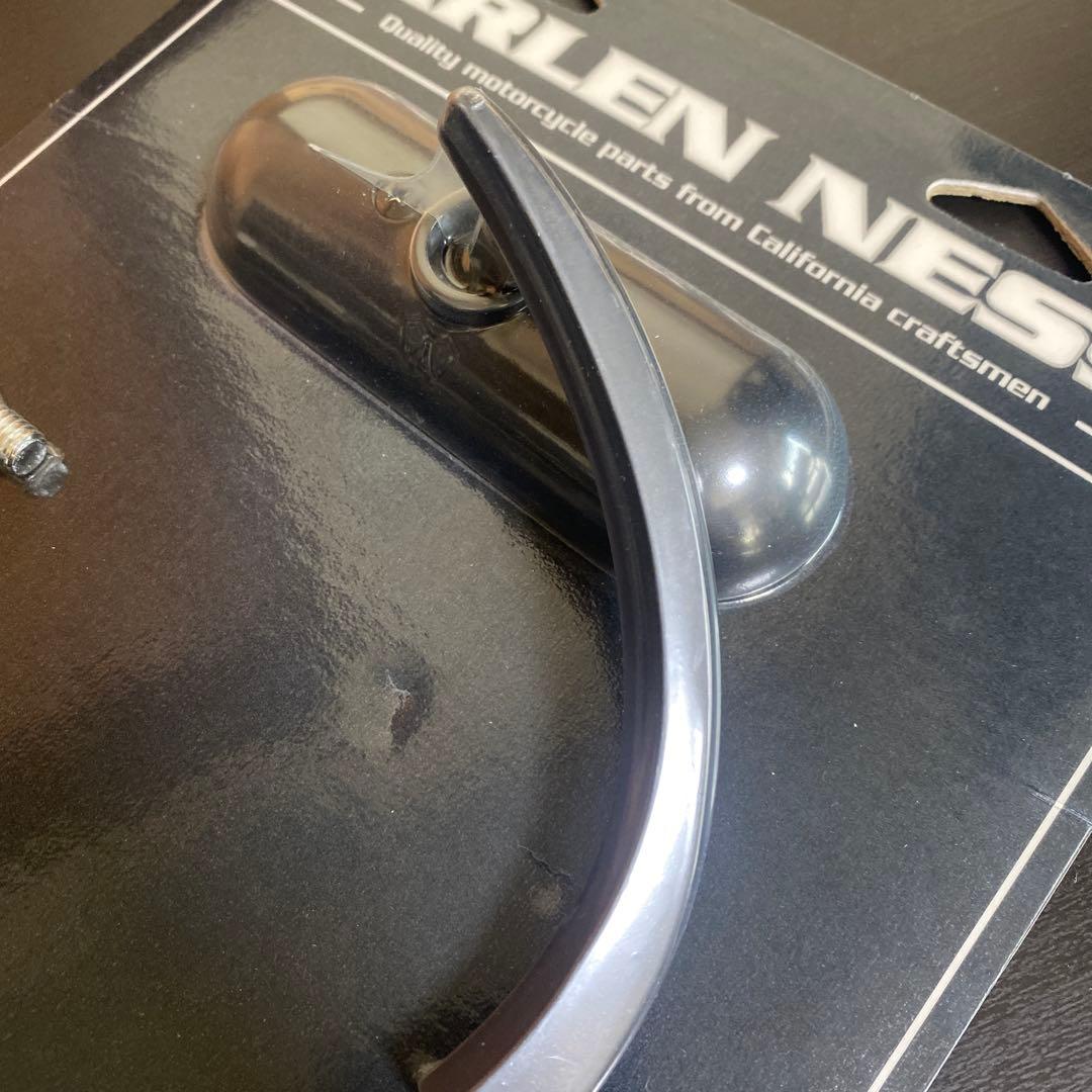 アレンネス　ミニオーバル・ミラー　ブラック　【左右セット】