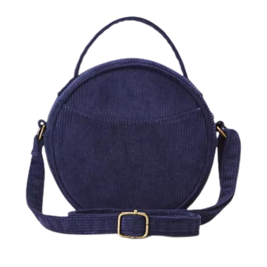 New! ラルフローレン コーデュロイ ラウンド 斜めがけ　クロスボディバッグ