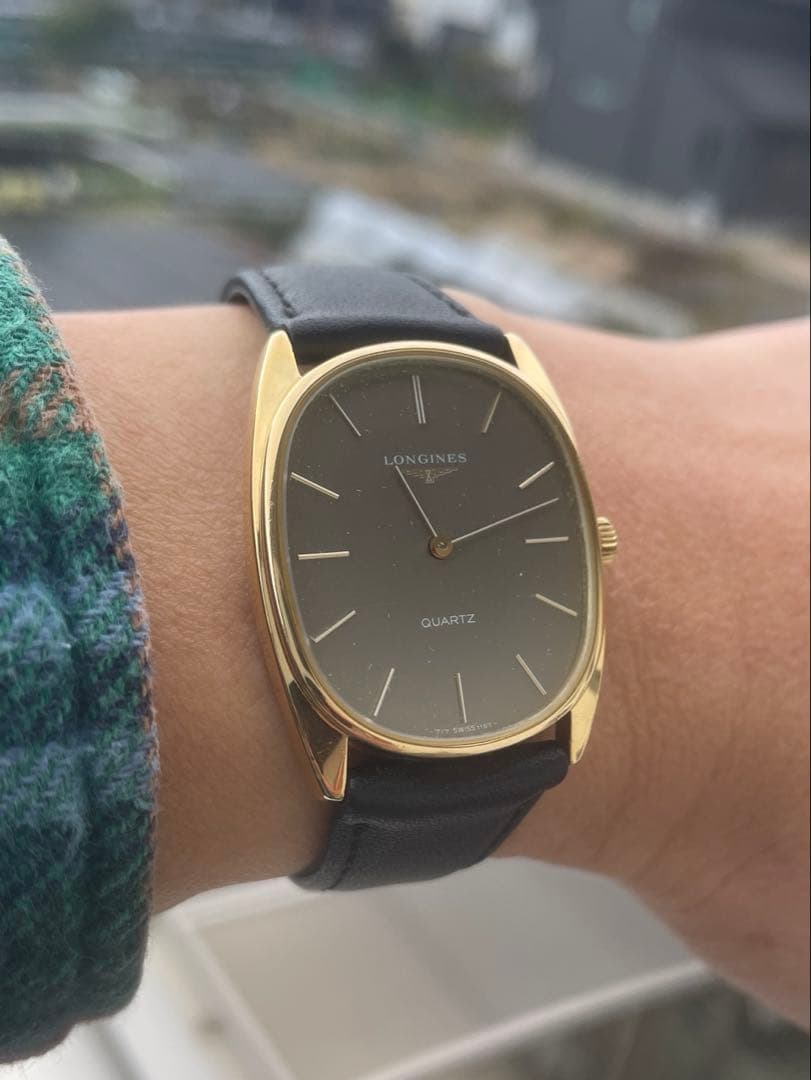 F*K様 【極美品】ロンジン LONGINES 希少 箱 保証書 ピン付き 牛革