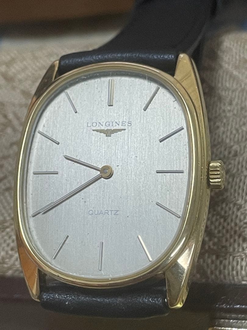 F*K様 【極美品】ロンジン LONGINES 希少 箱 保証書 ピン付き 牛革