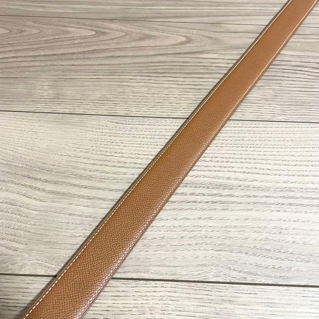 未使用級/エルメス　ベルト　コンスタンス　Hロゴバックル リバーシブル　レザー