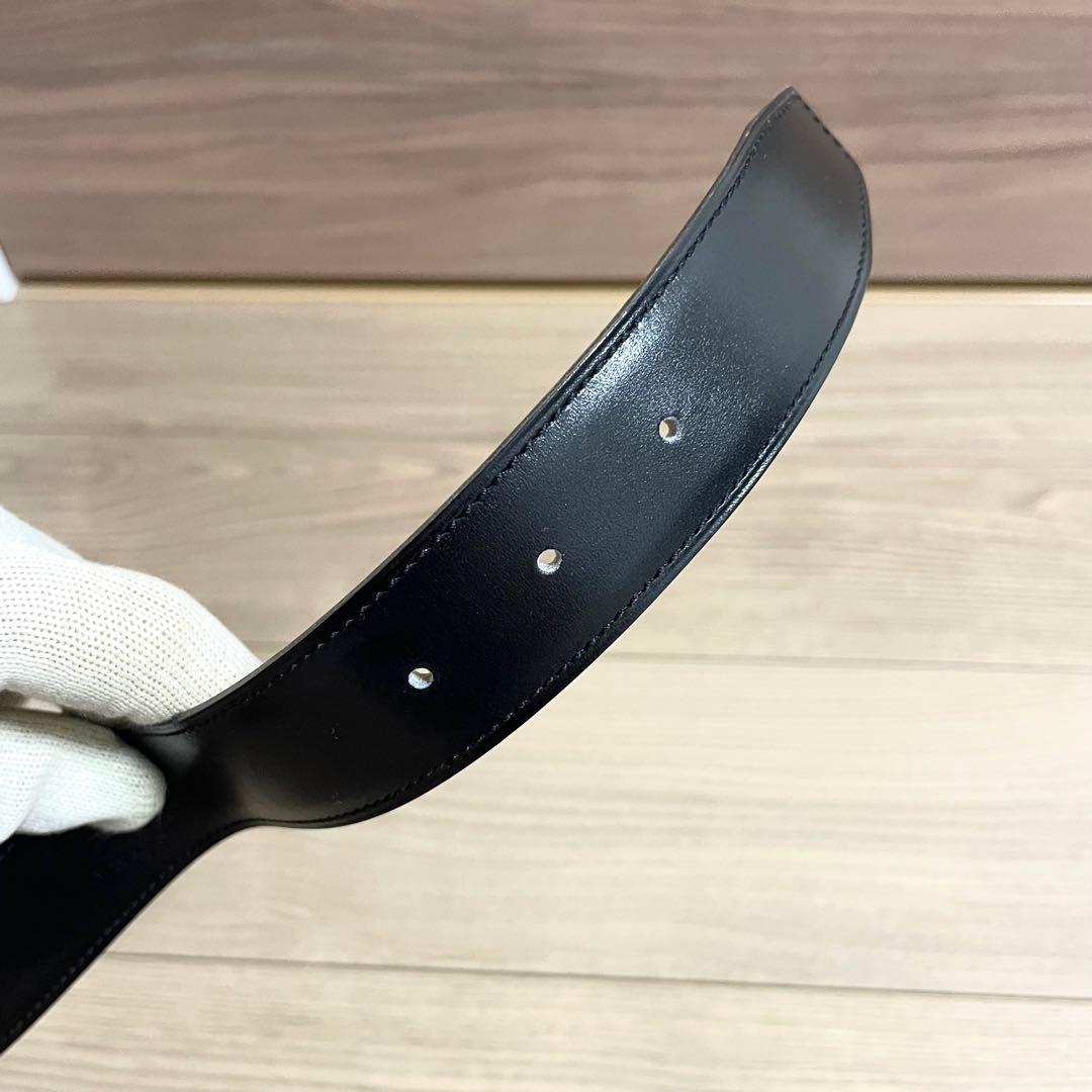 未使用級/エルメス　ベルト　コンスタンス　Hロゴバックル リバーシブル　レザー