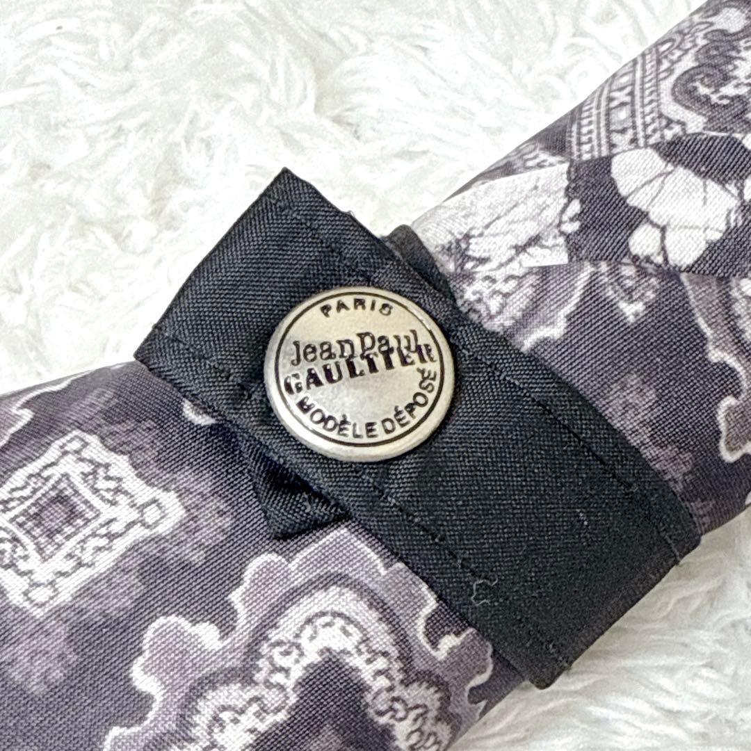 Jean Paul GAULTIER ゴルチエ 長傘 総柄 アート モノトーン