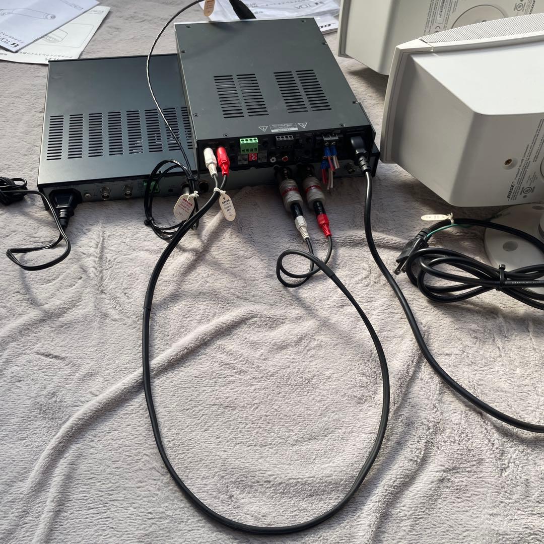 BOSEスピーカー＆アンプ＋TOAデジタルワイヤレスマイク2本フルセット 業務用