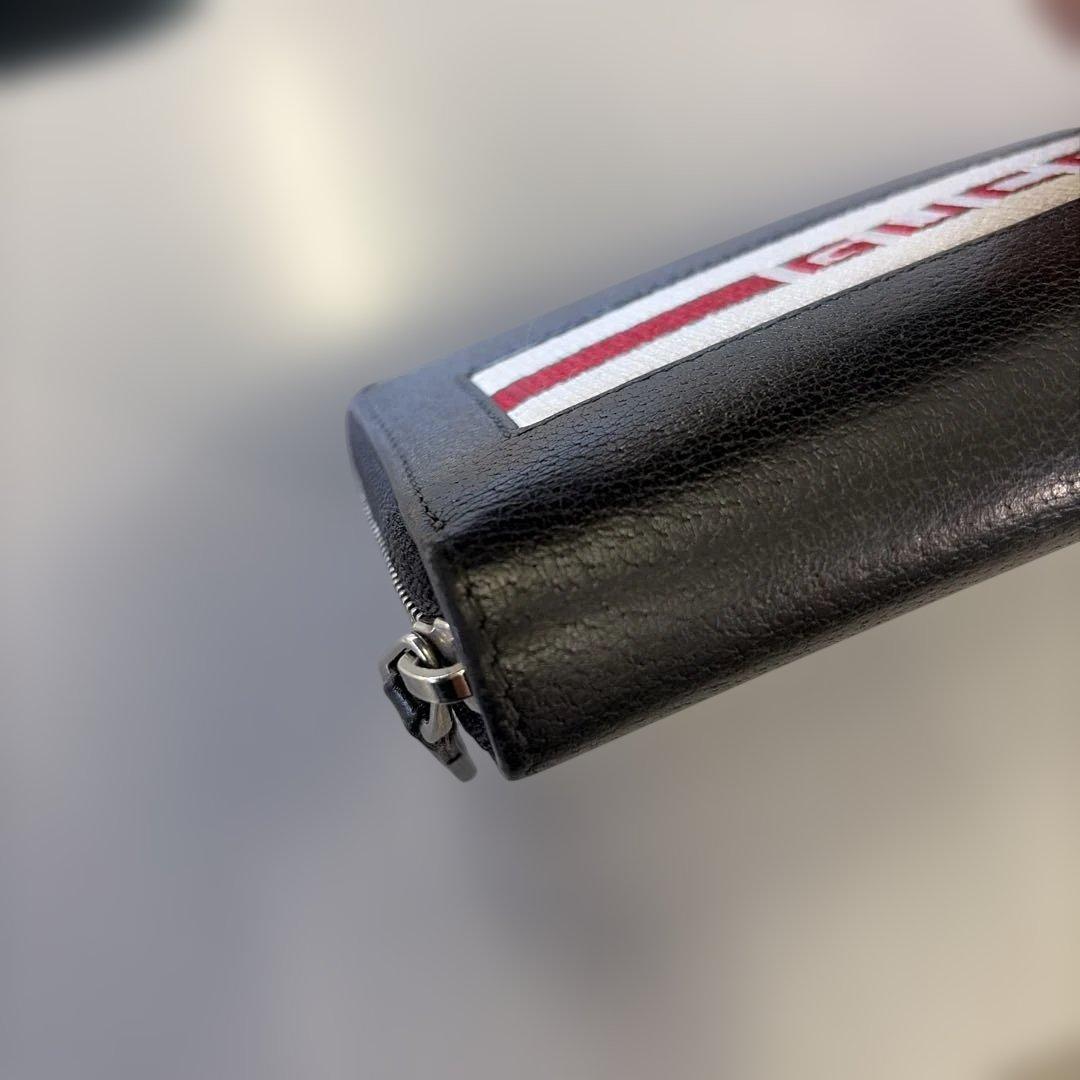 t*n様 グッチ レザー ロゴ ラウンドファスナー 長財布 GUCCI 美品