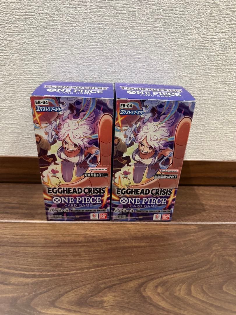 ワンピースカード box テープ付き EGGHEAD CRISIS EB-04