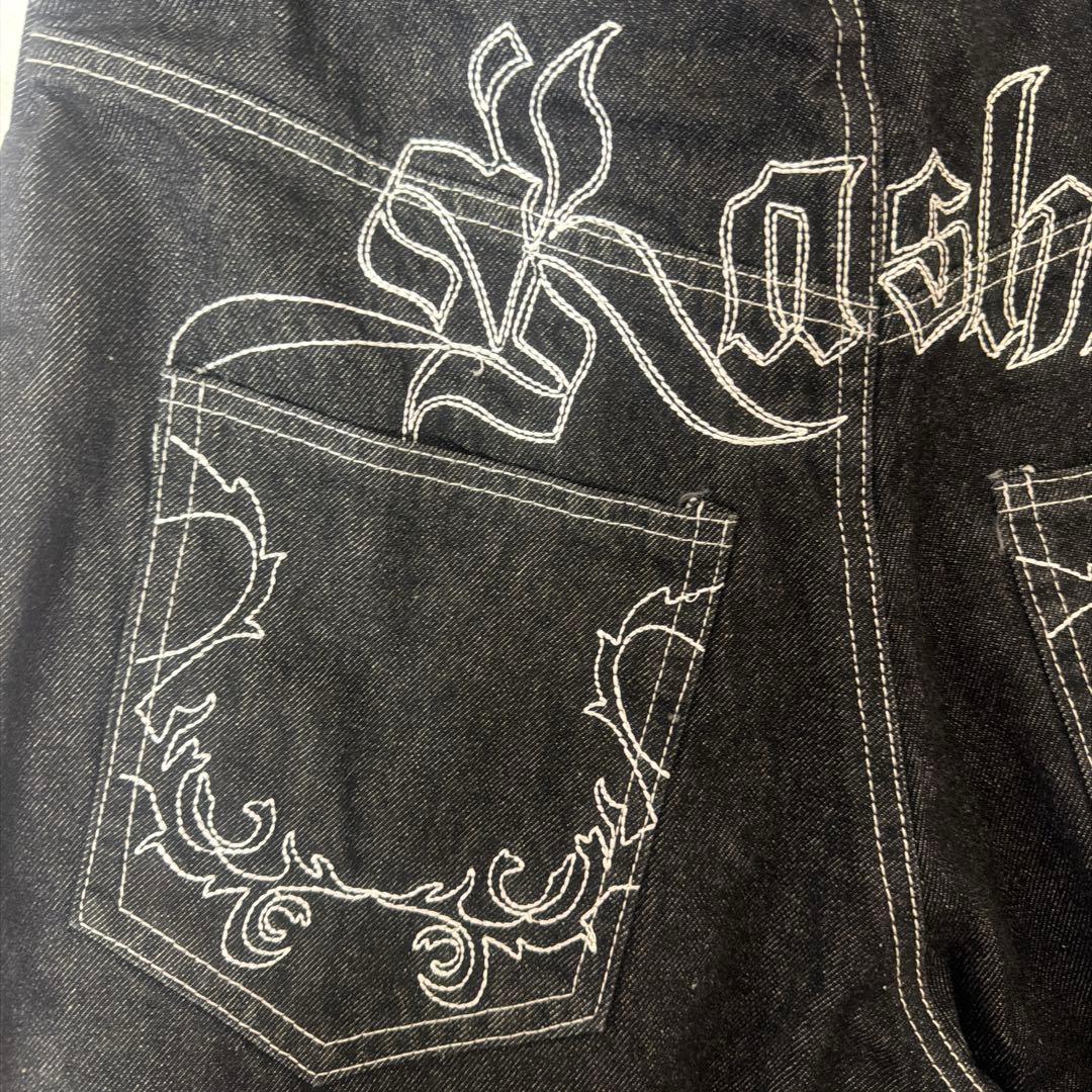 KASHIKO カシコ デニムパンツ ブラック M