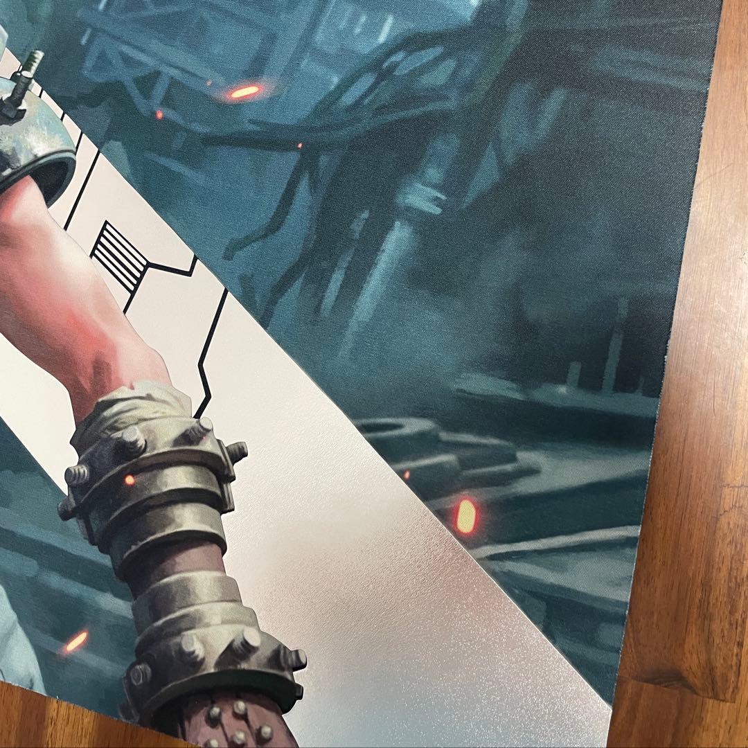 箔押しプレイマット　星の勇者、クラウドFINAL FANTASY