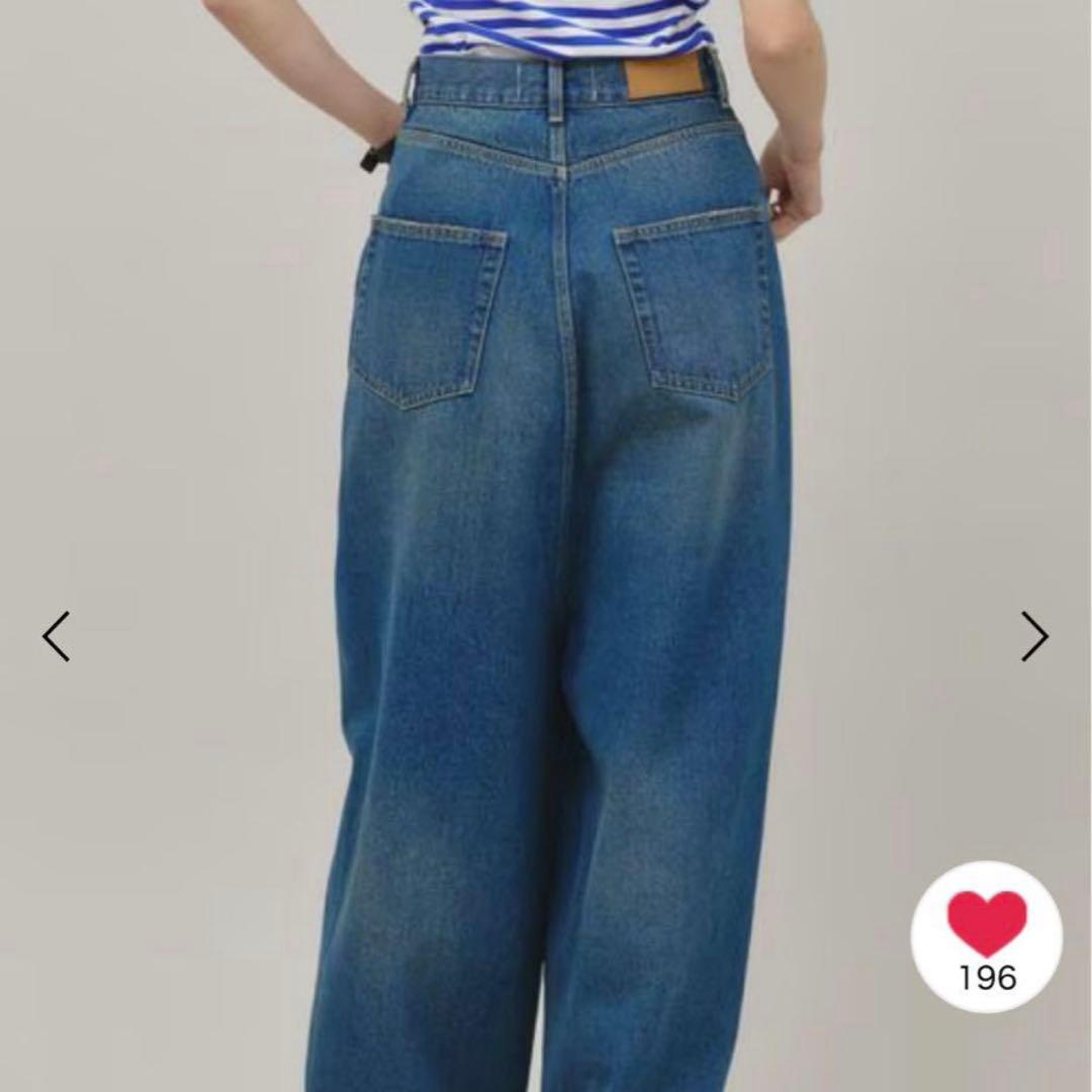 新品　カレンソロジー＜&RC＞スーパーワイドルーズデニム　38サイズ