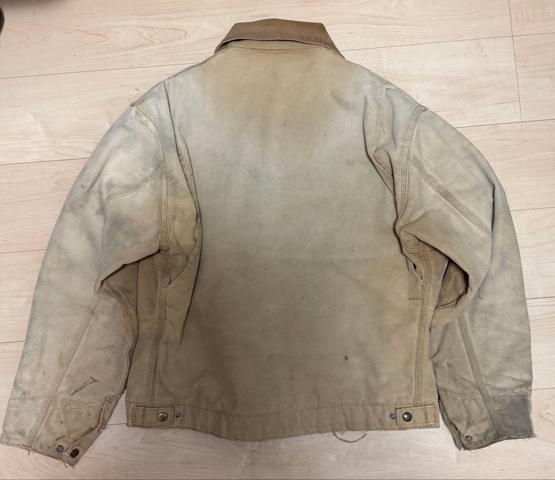 カーハート　デトロイトジャケット 赤キルティングUSA製