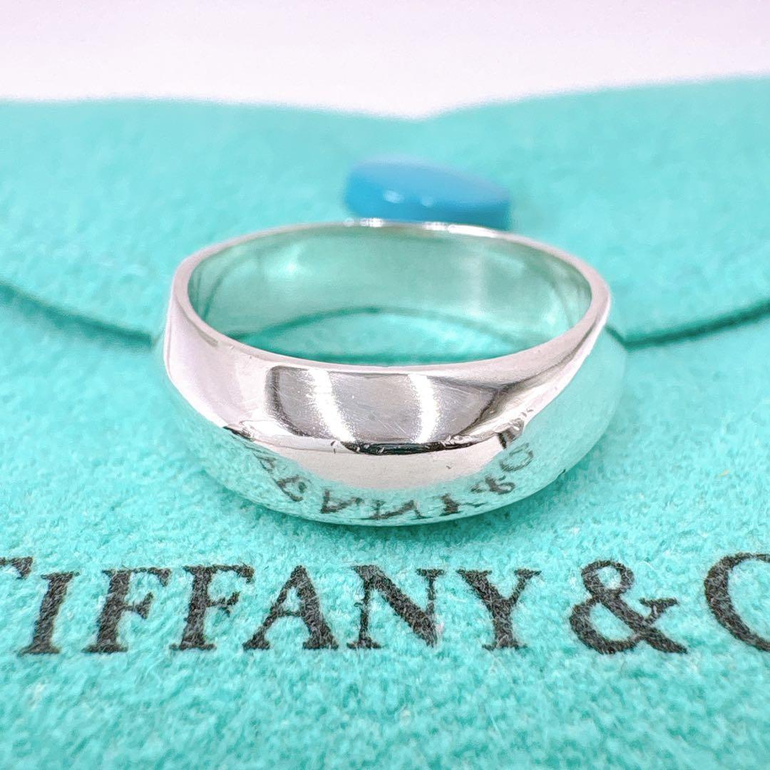 オールドティファニー ナイフエッジ リング 6.5号 シルバー925