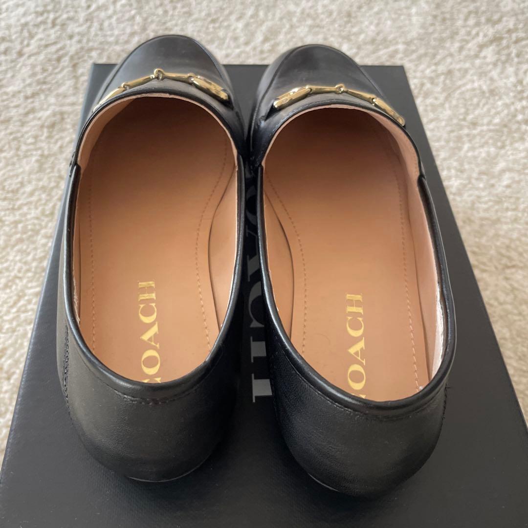 COACH　コーチ ハーレーローファー サイズ：7.5 （約24.5cm)黒