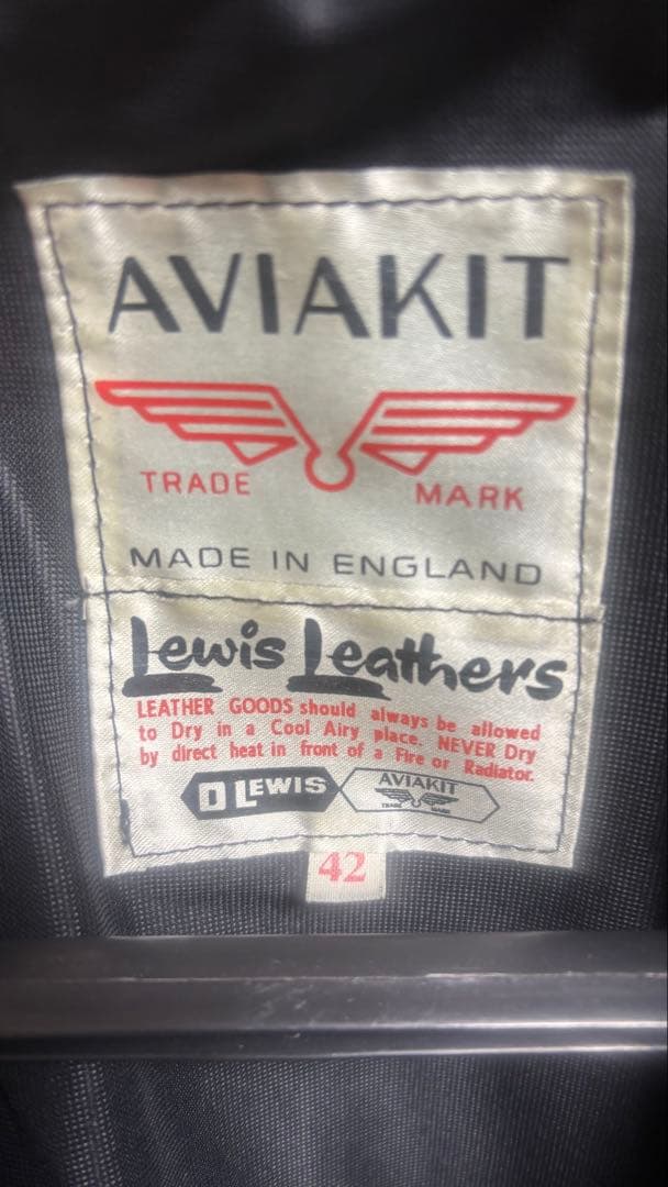 ルイスレザーサイクロン42 ブラック