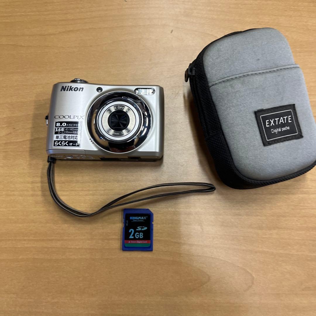 Nikon COOLPIX L21 ニコン　ケース、sdカード付き