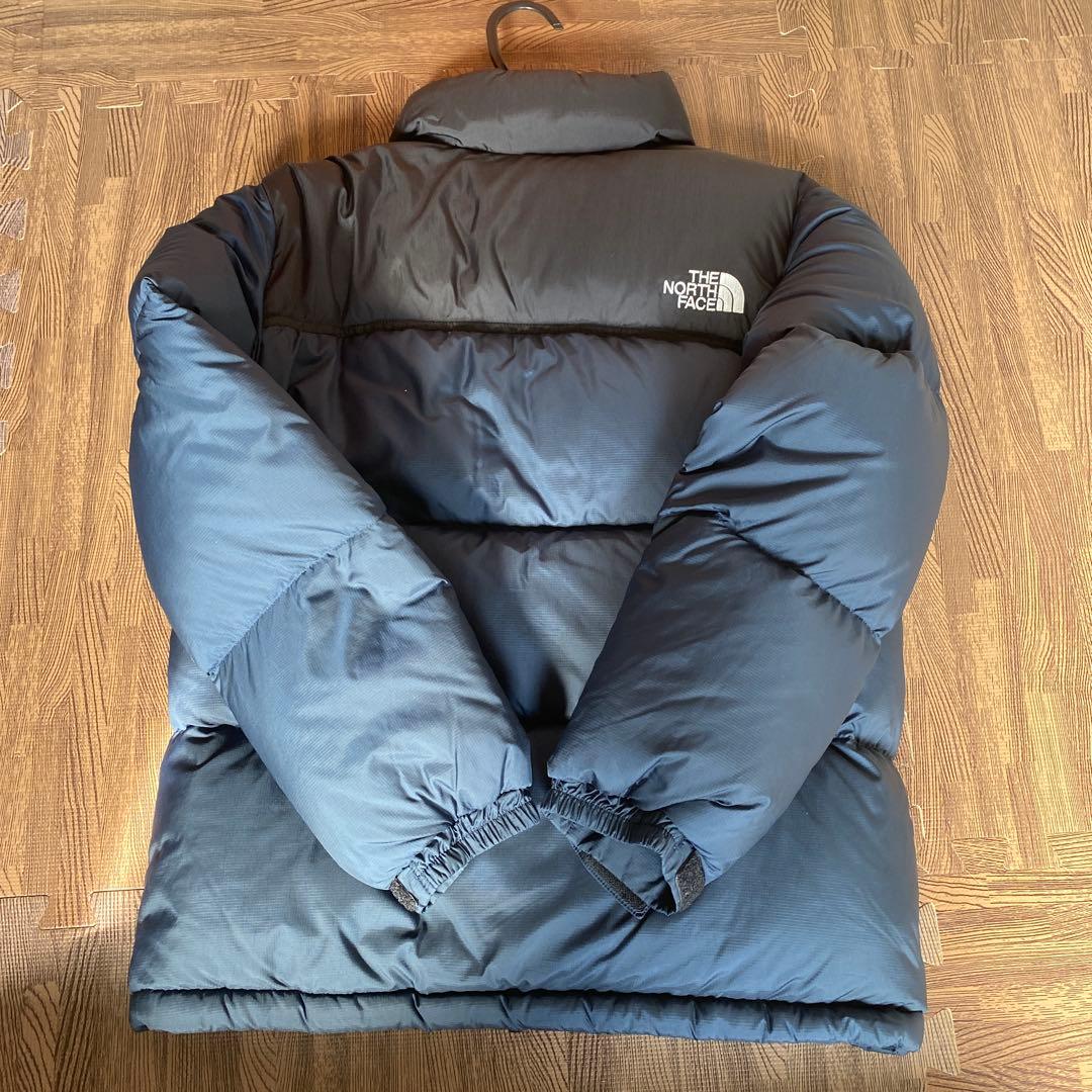 THE NORTH FACE ブラック×ネイビーダウンジャケット