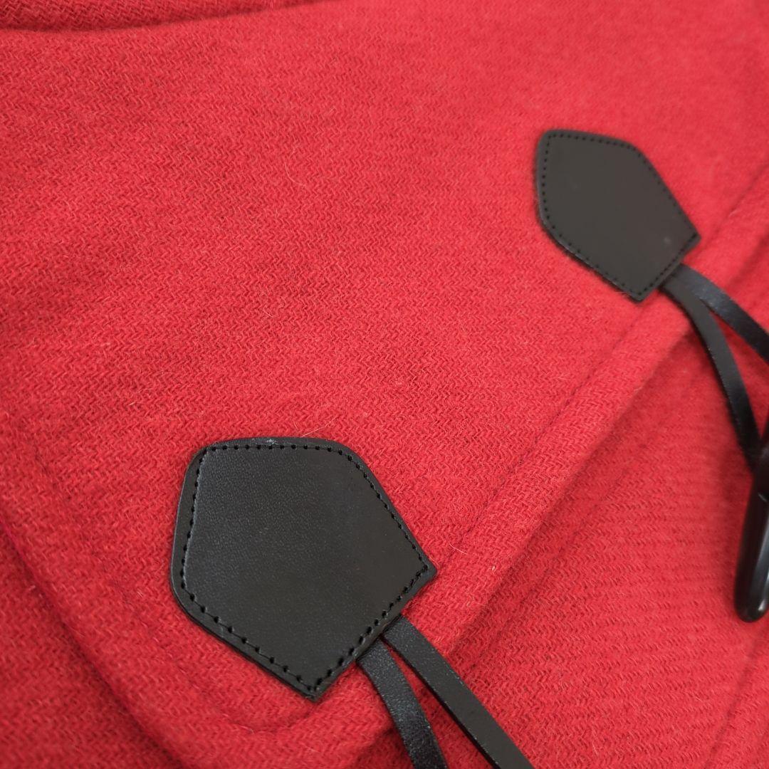 ブルーレーベルクレストブリッジ ショートダッフルコート 赤 オレンジ 38