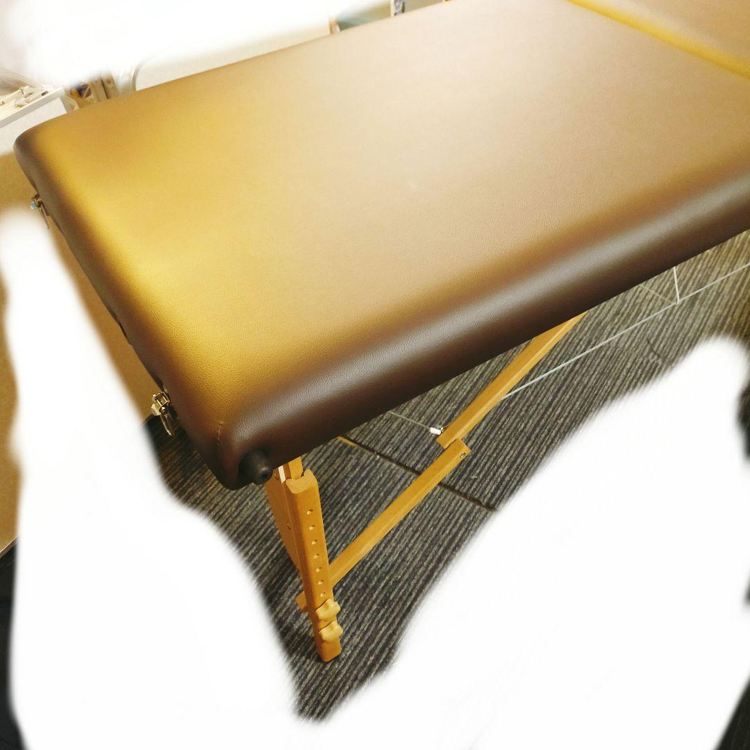 m*r様 折り畳みマッサージベット　施術　エステ　整体ベット　ブラウン　高さ調整