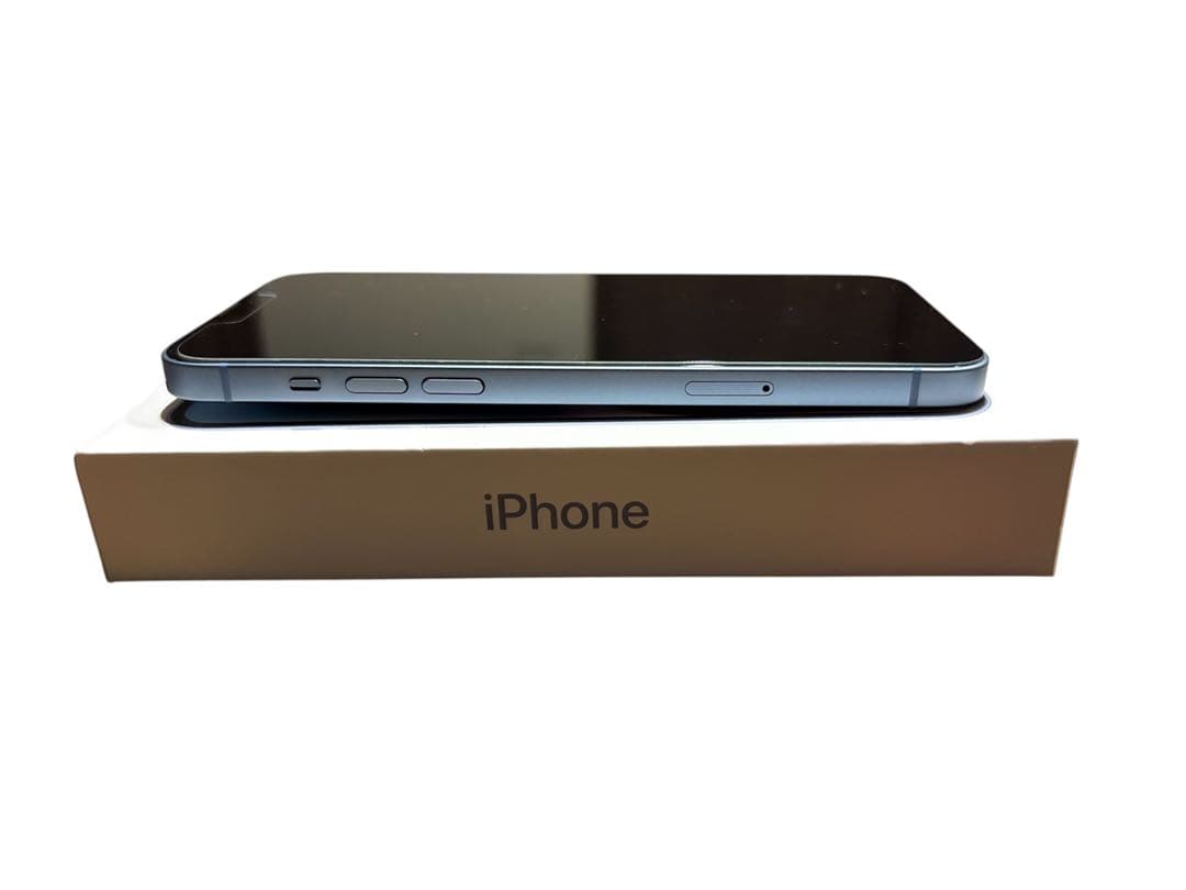 iPhone14Plus128GBブルー SIMフリー 本体箱ケーブル付ケース付