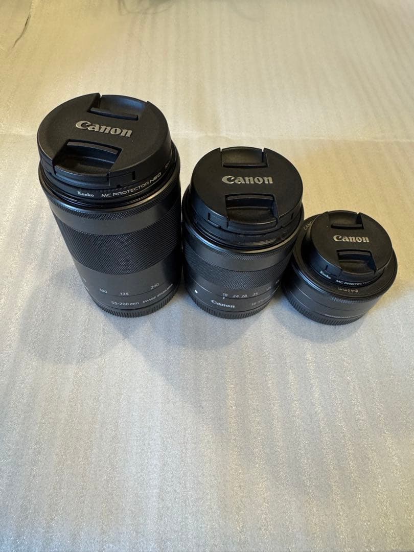 【美品】Canon EOS M3 ダブルズーム＋単焦点＋豪華付属品セット