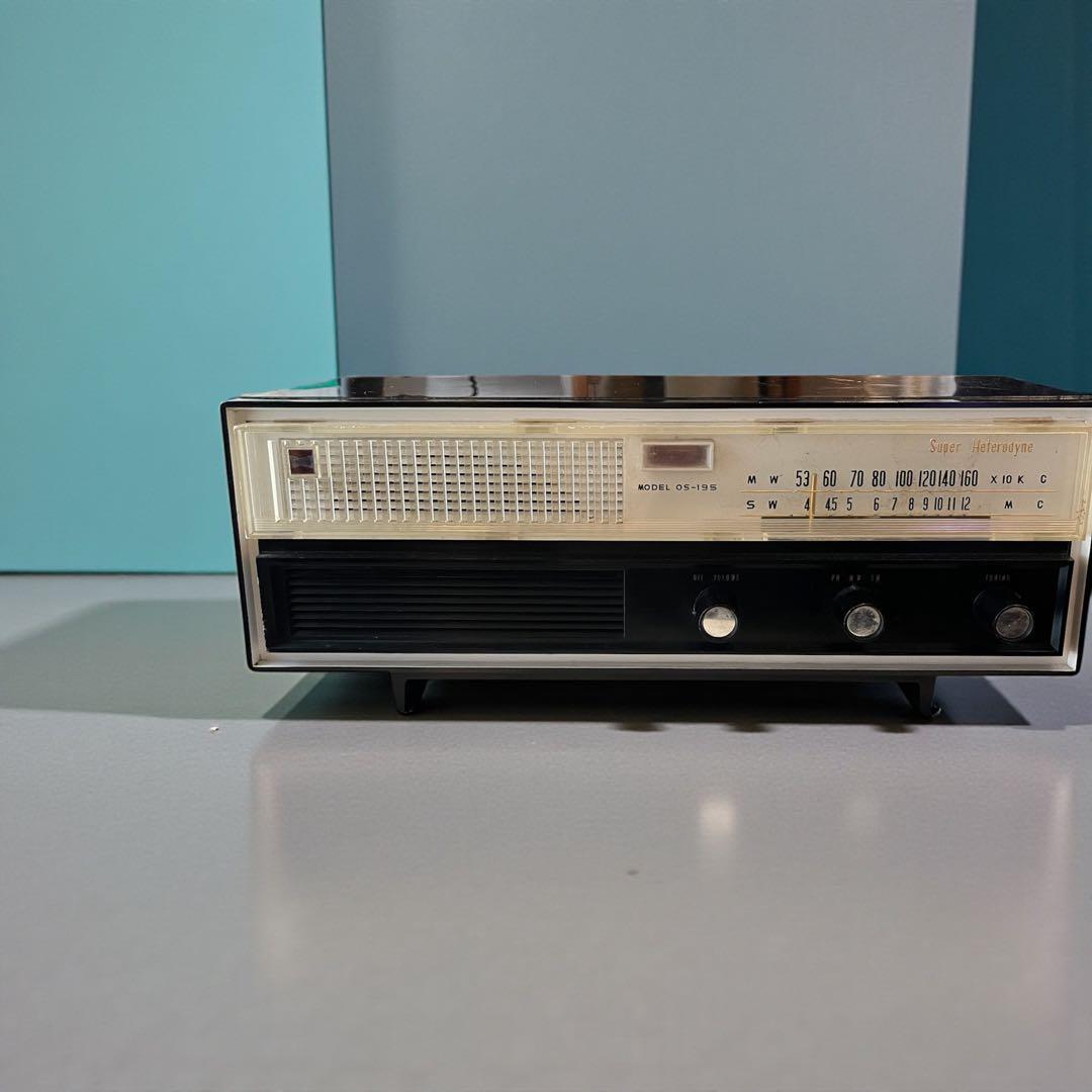 ONKYO 音響　真空管ラジオ　真空菅交換済み　動作品 os-135 昭和レトロ