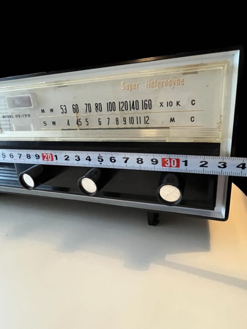 ONKYO 音響　真空管ラジオ　真空菅交換済み　動作品 os-135 昭和レトロ