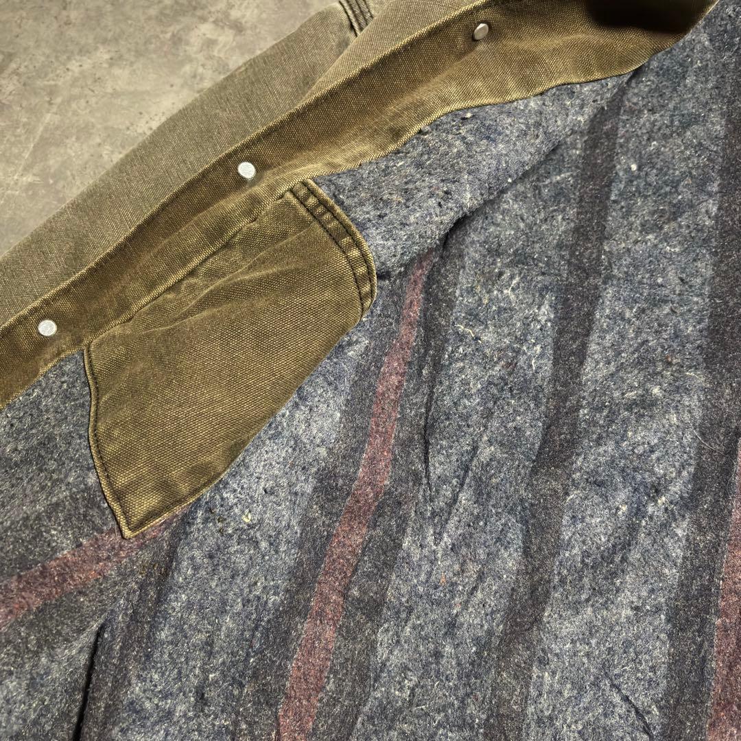 80s 星タグ USA製 カーハート チョアコート 茶 究極フェード 常田大希