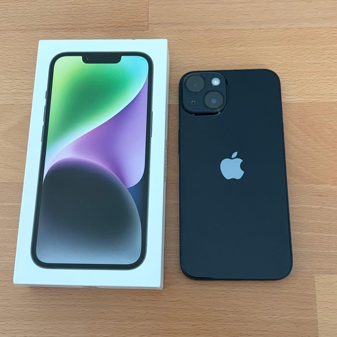 iPhone 14 ミッドナイト 256GB SIMフリー 箱、付属品あり