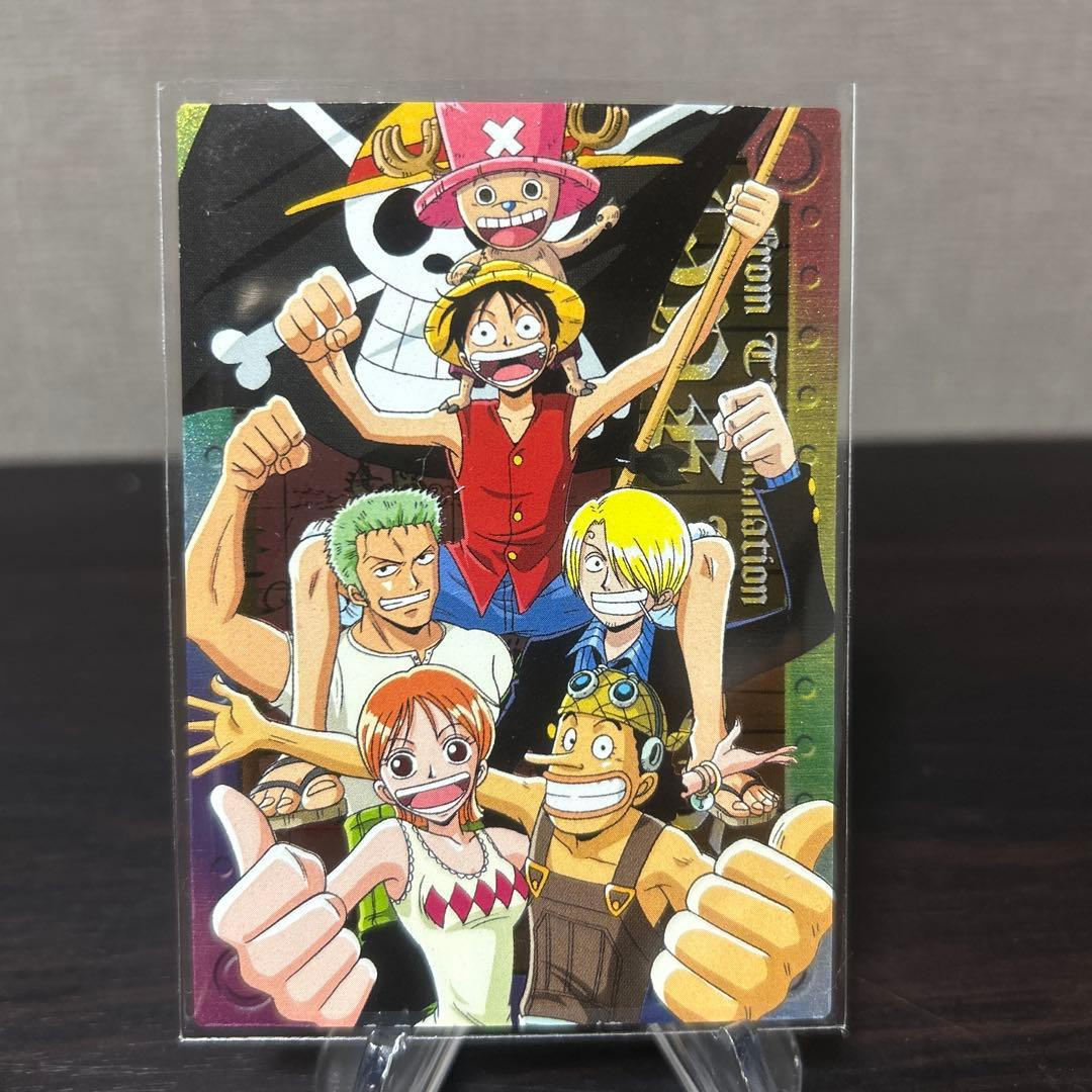 ワンピース　アマダ　エッチングカード　麦わら海賊団　当時物　貴重