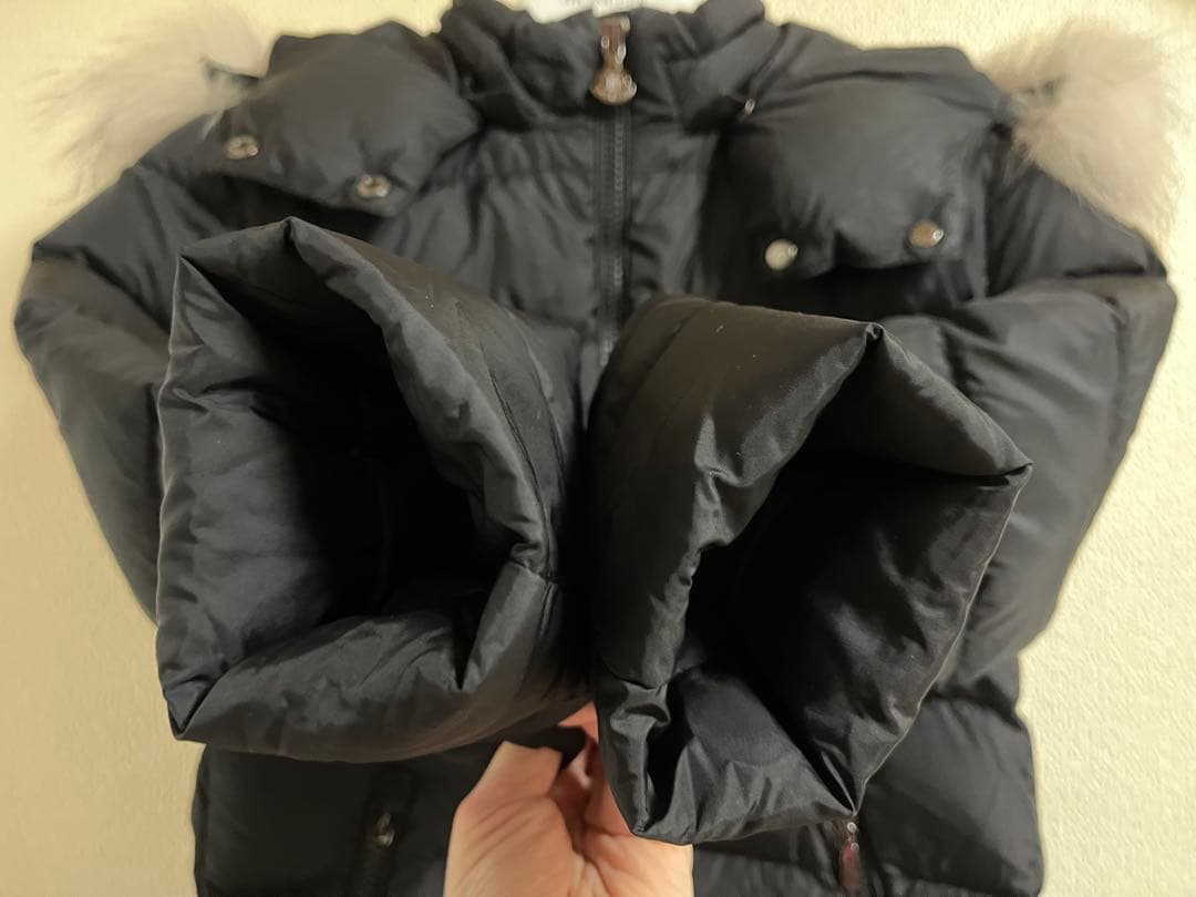 モンクレール Abelle ダウンコート 10A ブラック