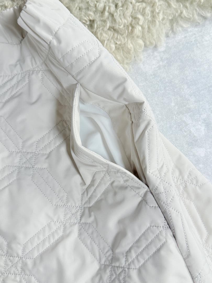 グレースクラス グレースコンチネンタル　キルティング　ロングスカート 38 白