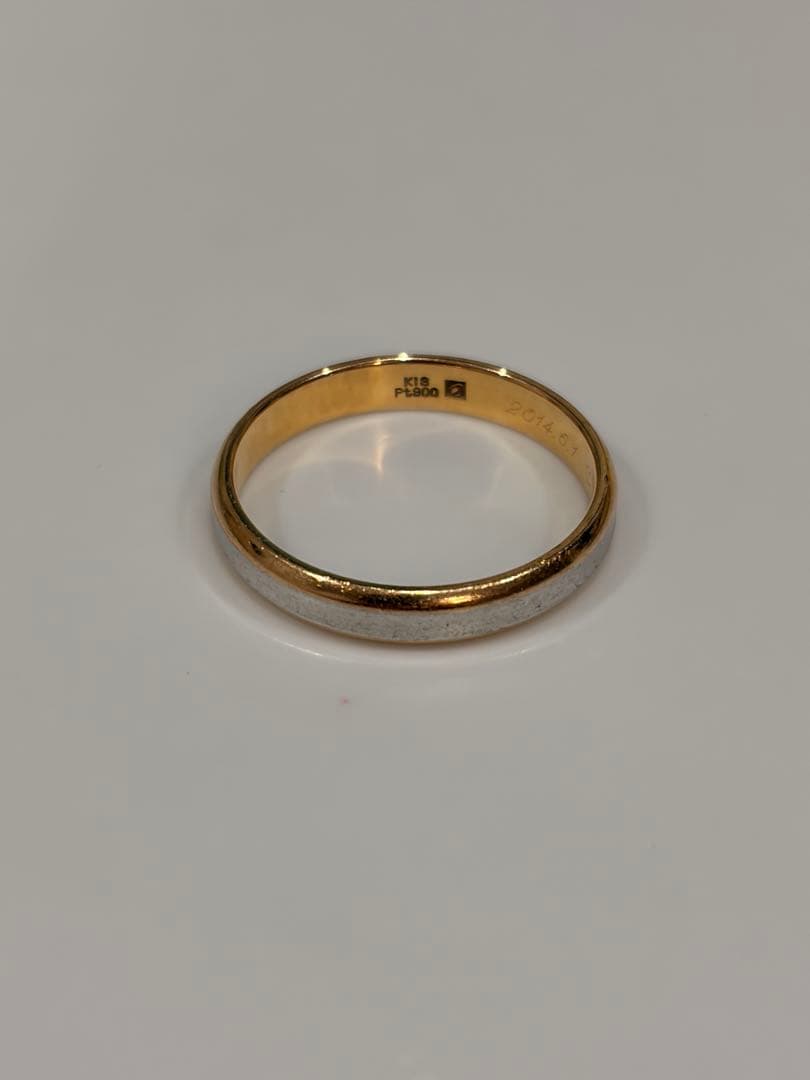 K18 Pt900 コンビ　4g