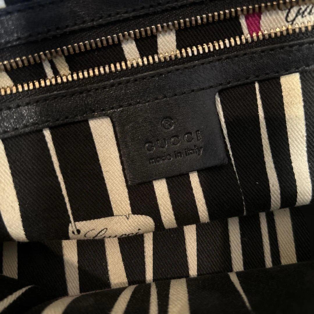 めりーグッチ ホースビット バンブー レザー ハンドバッグ ショルダー