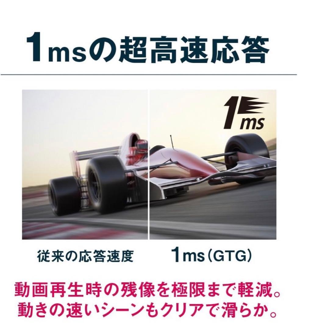 【Acer】ゲーミングモニタ(23.6インチ、KG241Qbmiix)