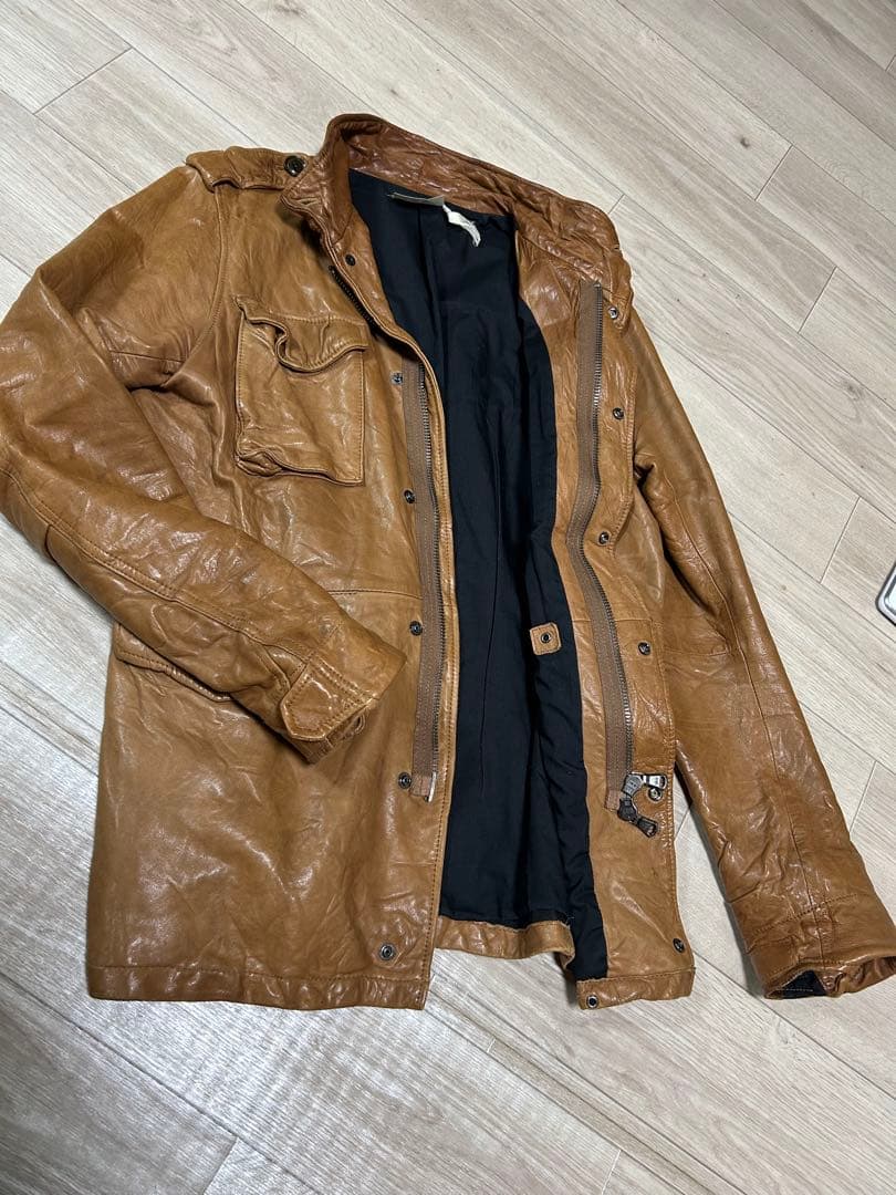 AZ by junhashimotoラムレザージャケット（L〜細身のXLの方に）