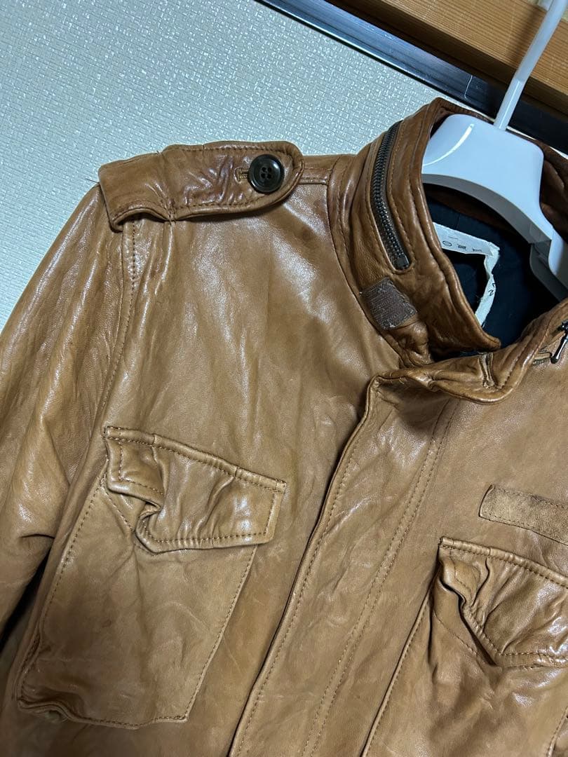 AZ by junhashimotoラムレザージャケット（L〜細身のXLの方に）