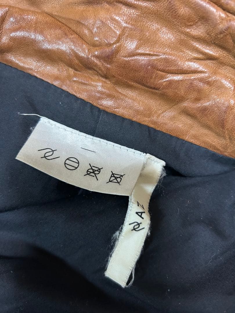 AZ by junhashimotoラムレザージャケット（L〜細身のXLの方に）