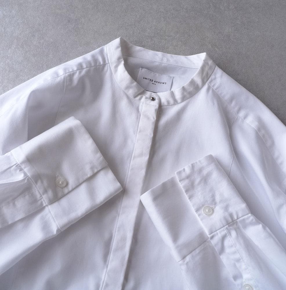 美品 ユナイテッドアローズ TOKYO 2万 ブサムロングシャツ ブラウス 66