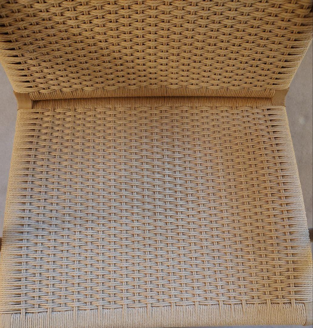 CH25 ラウンジチェア オーク ソープ仕上げ ナチュラルペーパーコード