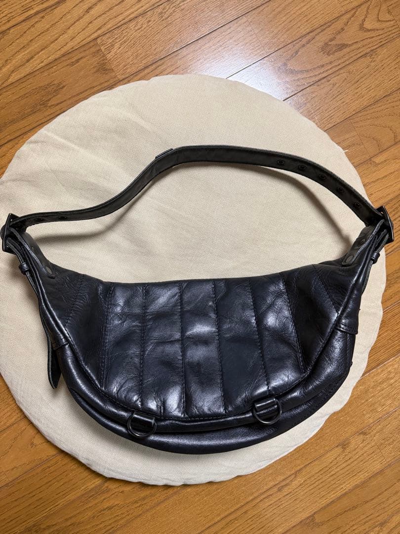 KADOYA ショルダーバッグ　レザーブラック　美品