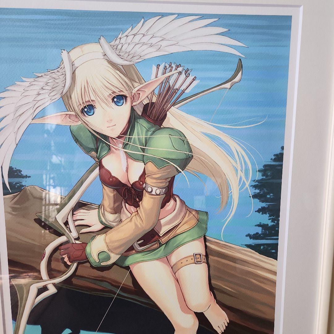 tonyの版画 作品名　エルウィン1　技法　ミクスドメディア