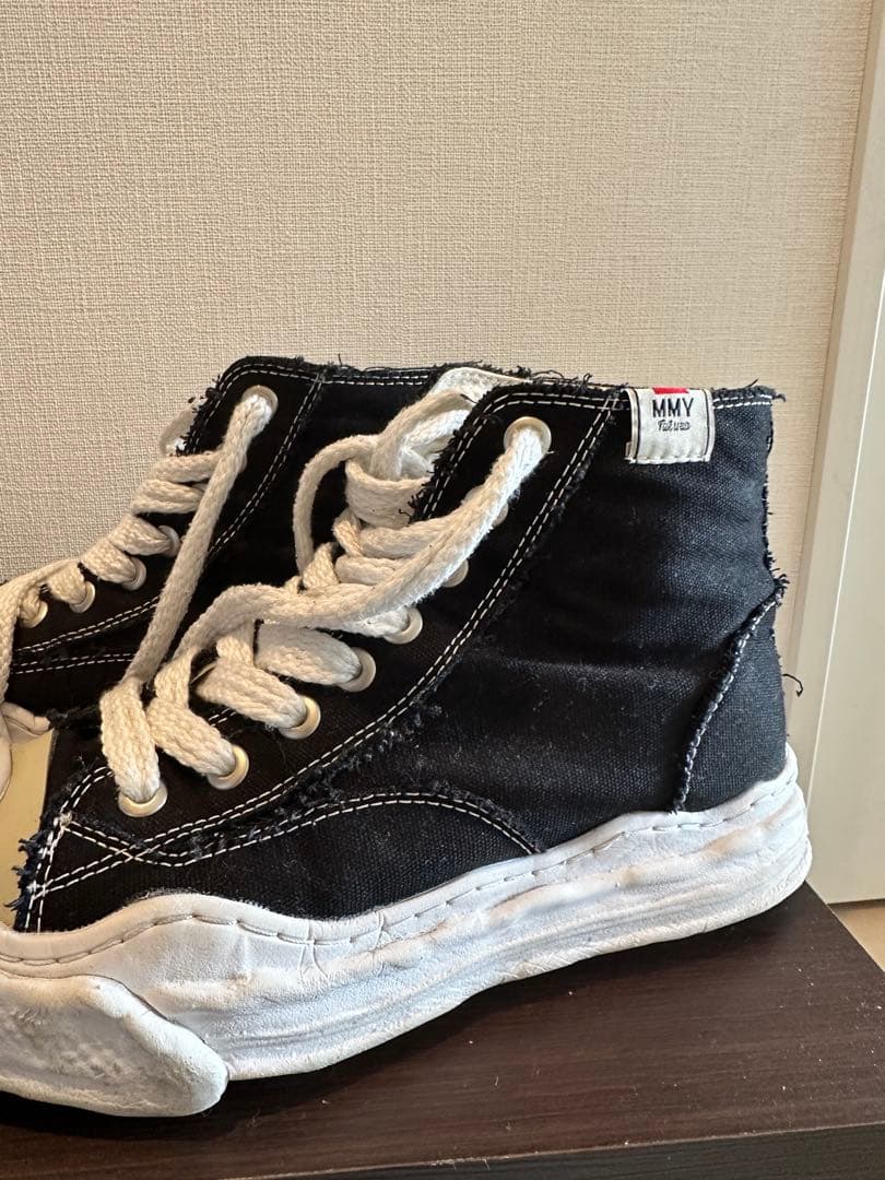 Maison Mihara Yasuhiro ダメージ加工 ハイカットスニーカー