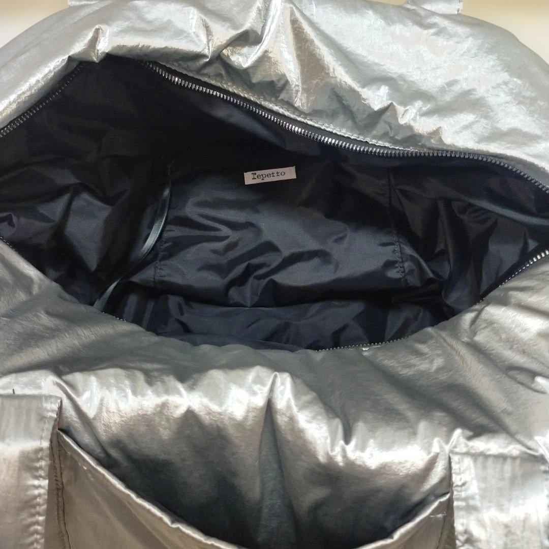 repetto レペット シルバー ダッフルバッグ