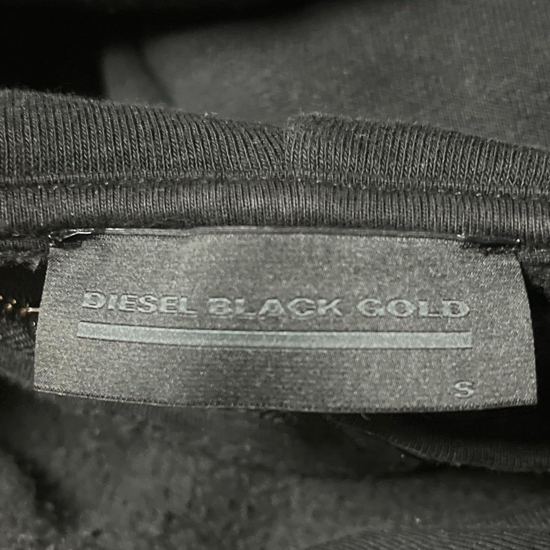 DIESEL BLACK GOLD ブラック パーカー S