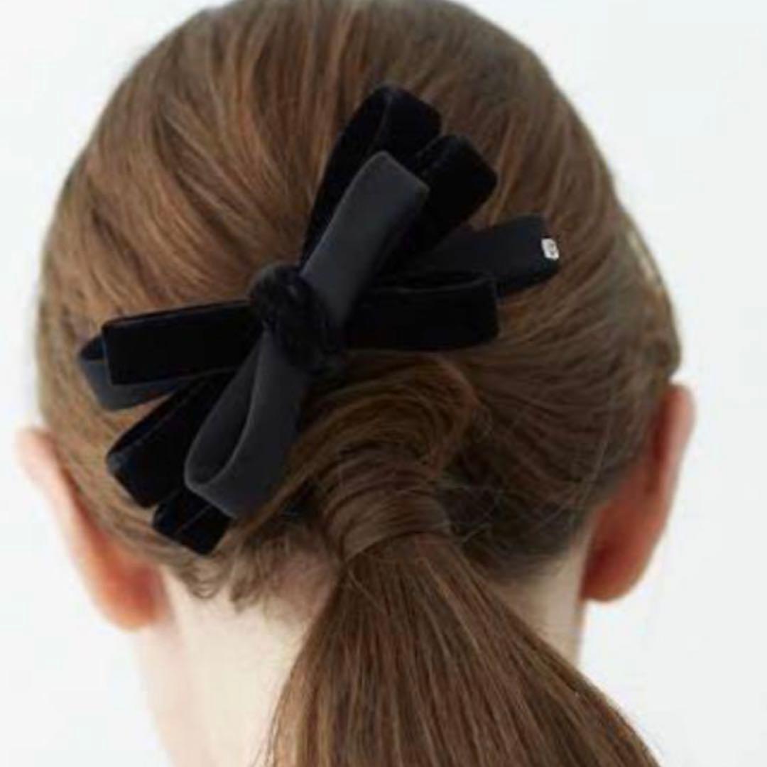 美品！ALEXANDRE DE PARIS リボン バレッタ　定価34100円