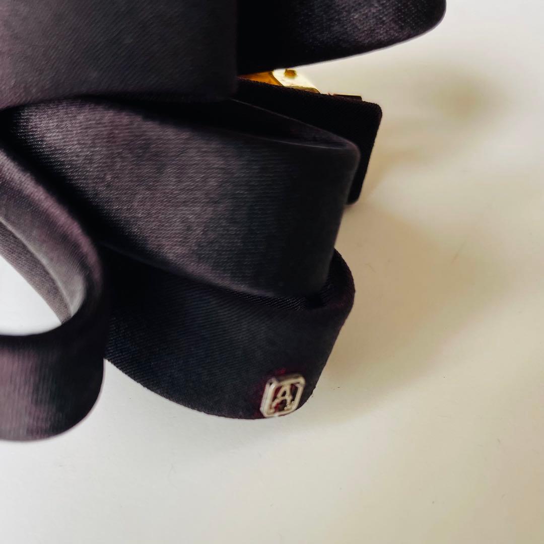 美品！ALEXANDRE DE PARIS リボン バレッタ　定価34100円
