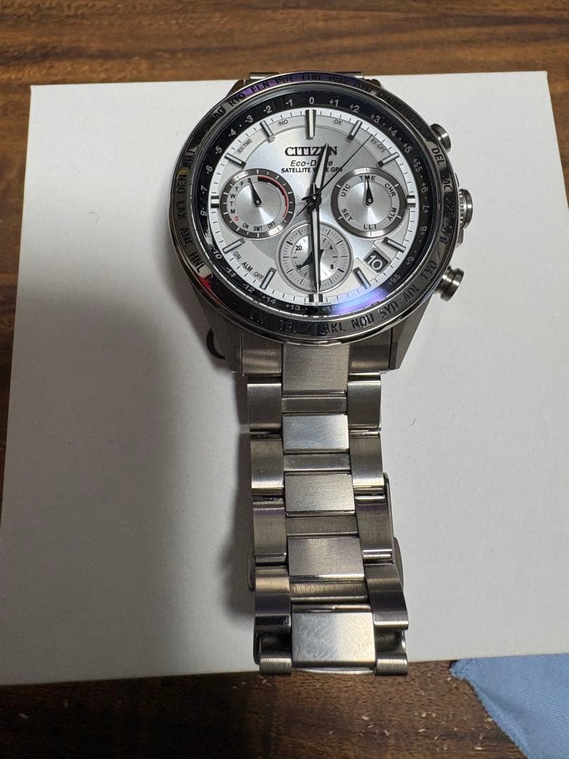 CITIZEN エコ・ドライブ サテライトウェーブ GPS チタン製