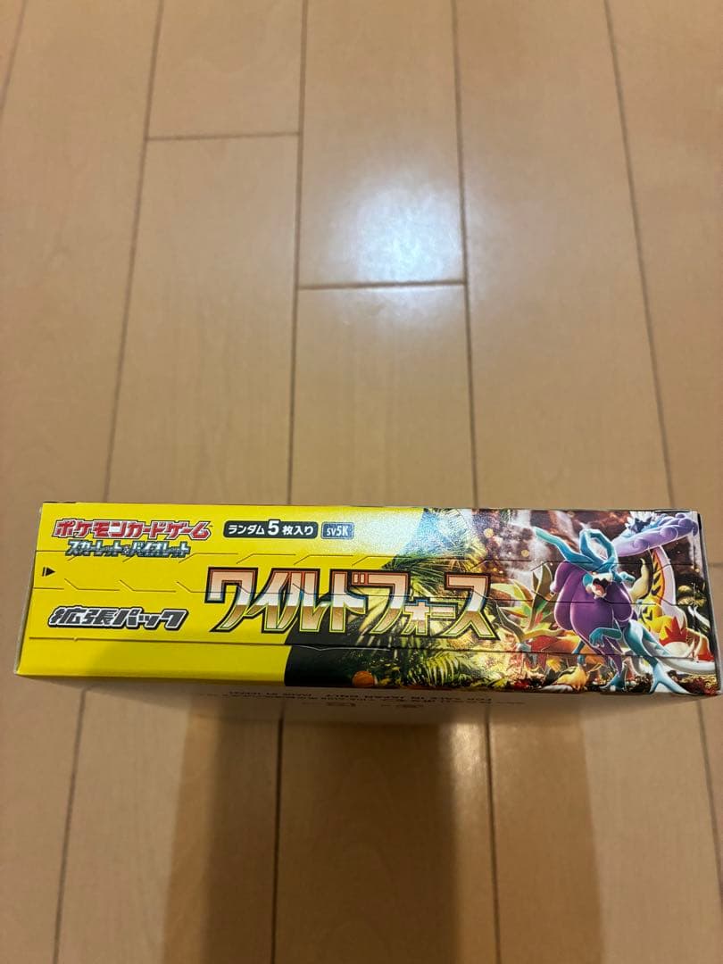 ポケモンカードゲーム ワイルドフォース 1BOXシュリンクなしぺりぺりあり