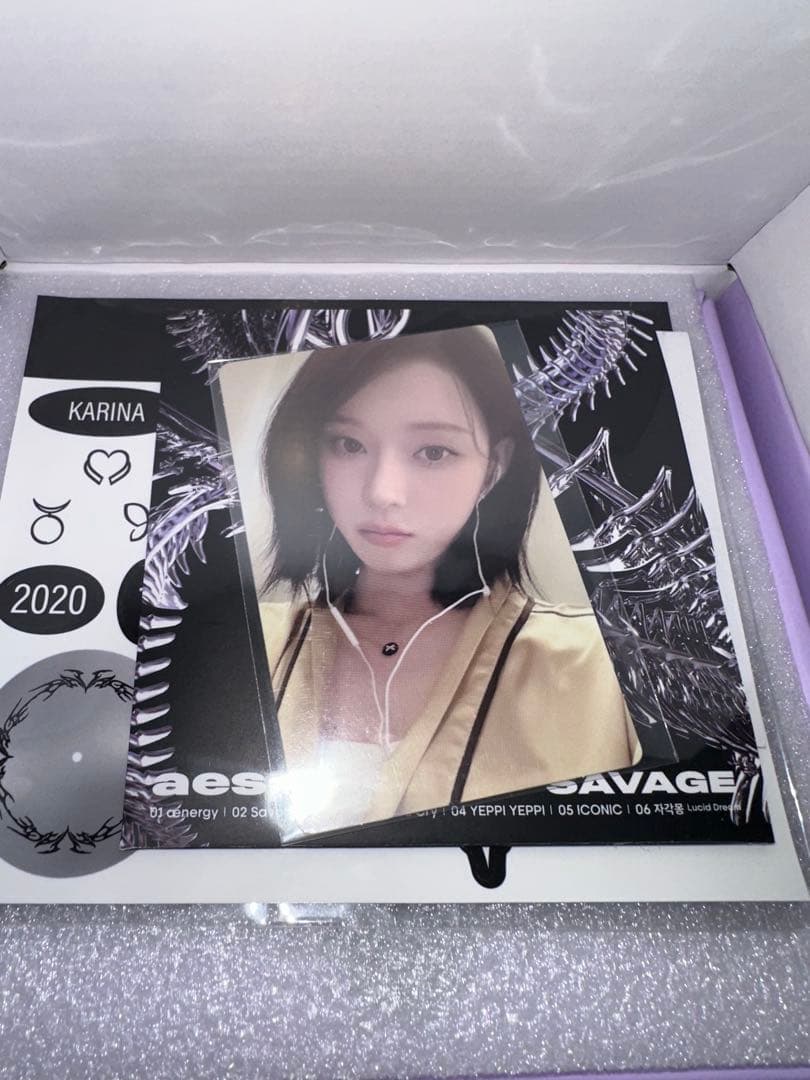 aespa 中華5周年MD スピーカー ウィンター トレカ付